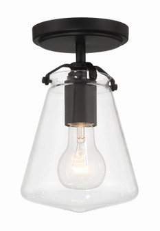 Voss One Light Semi Flush Mount in Matte Black (60|VSS-7002-MK_CEILING)