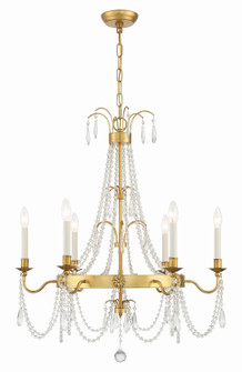 Maizey Six Light Chandelier in Antique Gold (60|MAI-18606-GA)