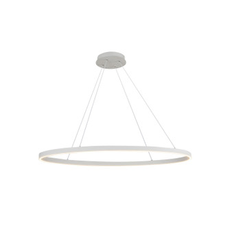 Ovale LED Linear Pendant in White (347|LP79140-WH)