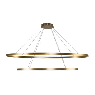 Ovale LED Chandelier in Brushed Gold (347|CH79253-BG)