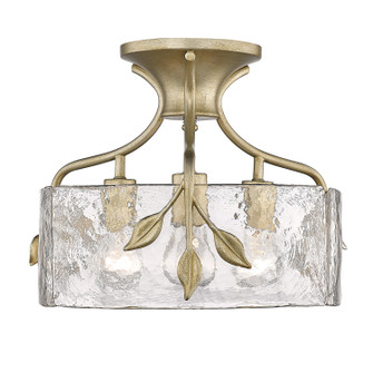 Calla Three Light Semi-Flush Mount in White Gold (62|3160-SF WG-HWG)