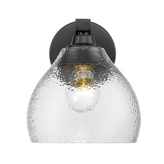 Ariella One Light Wall Sconce in Matte Black (62|1094-1W BLK-HCG)