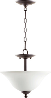Spencer Two Light Dual Mount in Oiled Bronze|Satin Opal (19|2810-13186)