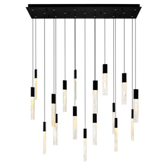 Greta LED Chandelier in Black (401|1589P48-17-101-RC)