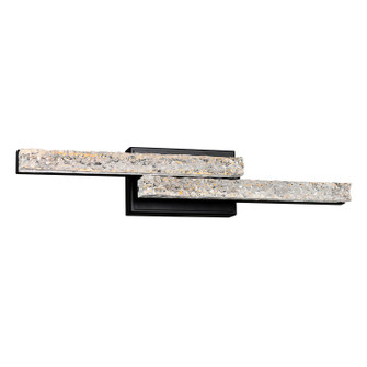 Stagger LED Vanity in Black (401|1588W24-2-101)