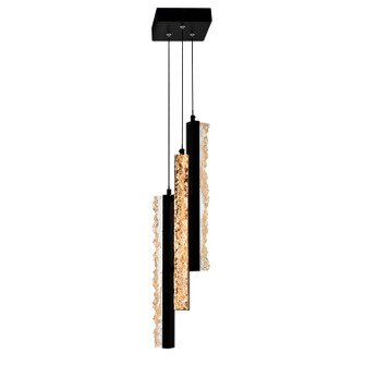 Stagger LED Mini Pendant in Black (401|1588P6-3-101)