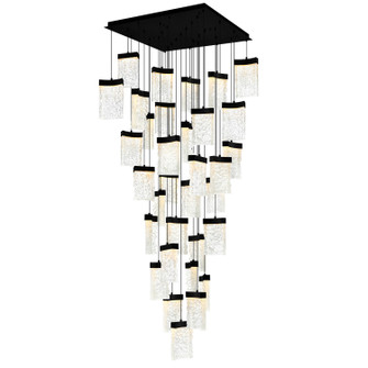 Lava LED Chandelier in Black (401|1587P36-33-101)
