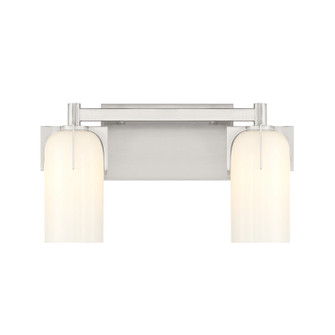 Caldwell Two Light Bathroom Vanity in Satin Nickel (51|8-4128-2-SN)