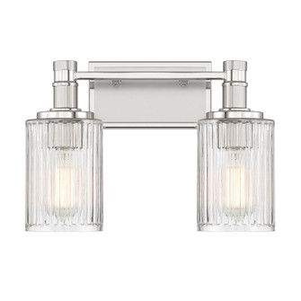 Concord Two Light Bathroom Vanity in Silver and Polished Nickel (51|8-1102-2-146)
