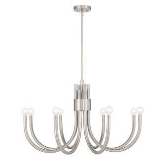 Sorrento Eight Light Chandelier in Satin Nickel (51|1-6680-8-SN)