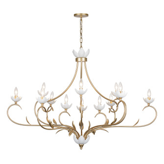 Muse 12 Light Chandelier in French Gold/White Cashmere (51|1-5186-12-59)