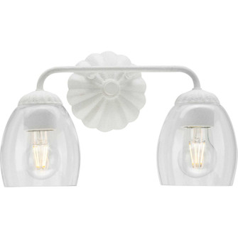 Quillan Two Light Bath & Vanity in White Plaster (54|P300489-197)