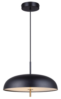 Kelvin LED Pendant in Matte Black And Gold (387|LPL287A01BKG)