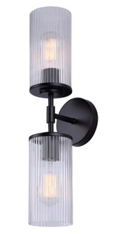 Kinslea Two Light Vanity in Matte Black (387|IVL1165A02BK-CR)