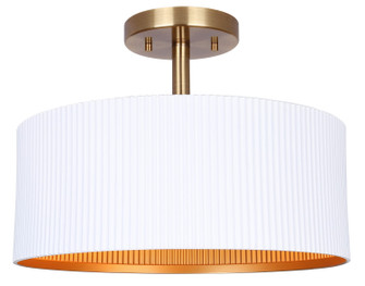 Rexton Two Light Semi-Flush Mount in Matte White (387|ISF1119A02WHG)