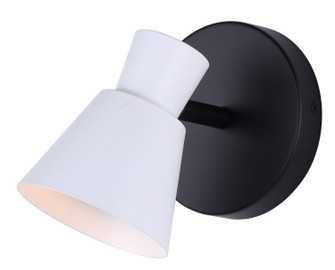 Radley One Light Track Lighting in Black/White (387|ICW1163A01BW10)
