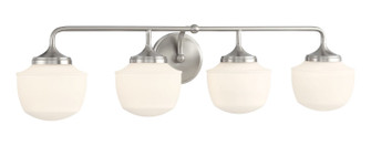 Cornwell Four Light Bath Vanity in Brushed Nickel (7|2574-84)