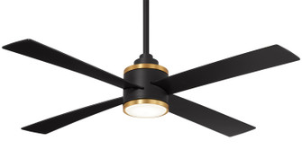 Falco 54''Ceiling Fan in Coal Black And Soft Brass (15|F796L-CL/SBR)