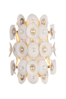 Niu Two Light Wall Sconce in Coconut Shell Gold / Coconut Shell White (29|N1862-760)