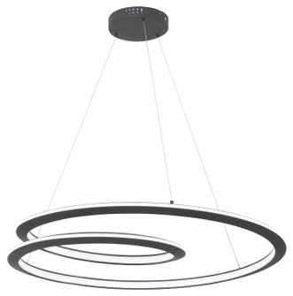 Infinite LED Pendant in Sand Black (42|P1971-066-L)