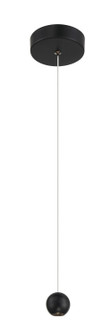 Itty LED Mini Pendant in Coal Black (42|P1460-66A-L)