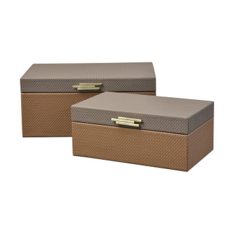 Connor Box - Set of 2 in Brown (45|S0057-11217/S2)