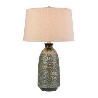 Burnie One Light Table Lamp in Blue Glazed (45|S0019-11143)
