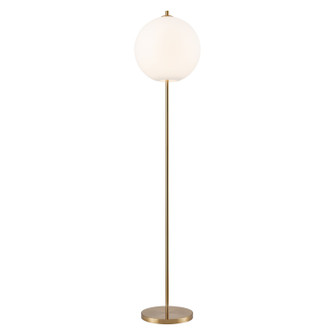 Orbital One Light Floor Lamp in Aged Brass (45|H0019-11538)