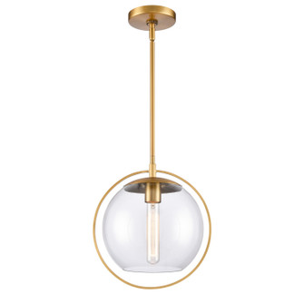 Circumference One Light Mini Pendant in Lacquered Brass (45|90101/1)