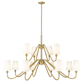 Gianna 12 Light Chandelier in Modern Gold (224|7509-12-60MGLD)