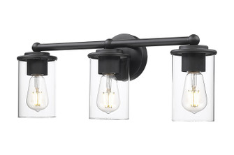 Thayer Three Light Vanity in Matte Black (224|742-3V-MB)
