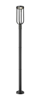 Leland LED Outdoor Post Mount in Sand Black (224|5005PHB-5012P-BK-LED)