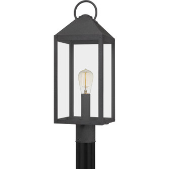 Thorpe One Light Outdoor Post Mount in Mottled Black (10|TPE9008MB)