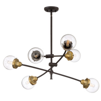 Trance Six Light Chandelier in Western Bronze (10|TNC5006WT)