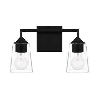 Thoresby Two Light Bath in Matte Black (10|THO8614MBK)