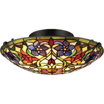 Violets Two Light Flush Mount in Vintage Bronze (10|TFVT1617VB)