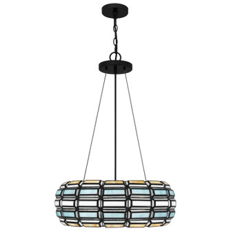 Shanghai Three Light Pendant in Matte Black (10|TF5334MBK)