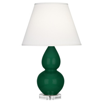 Small Double Gourd One Light Accent Lamp in Jungle Glazed Ceramic w/Lucite (165|JU13X)