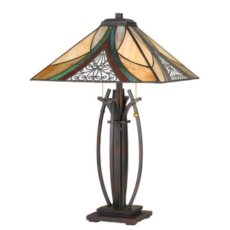 Orleans Two Light Table Lamp in Valiant Bronze (10|TF3342TVA)