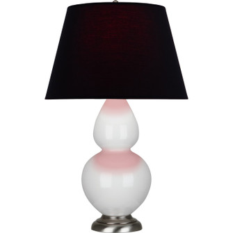 Double Gourd One Light Table Lamp in Lily Glazed Ceramic w/Antique Silvered (165|1670K)