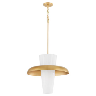 Mallory One Light Pendant in Aged Brass (19|8227-16-80)