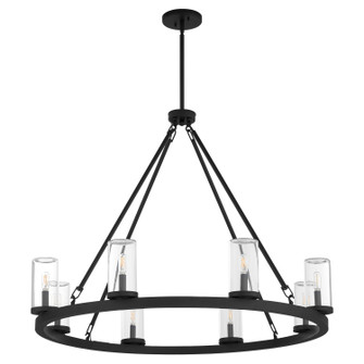 Gentry Eight Light Chandelier in Matte Black (19|70-8-59)