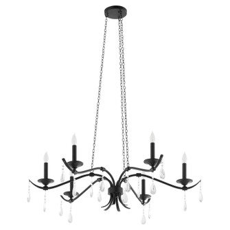 Lorelei Six Light Chandelier in Matte Black (19|603-6-59)