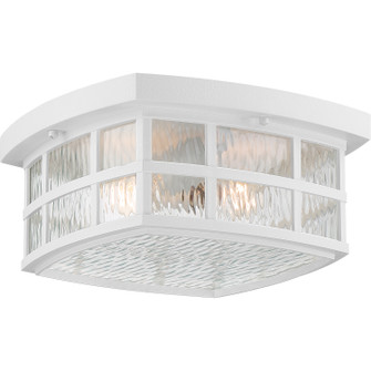 Stonington Two Light Outdoor Flush Mount in Matte White (10|SNN1612W)