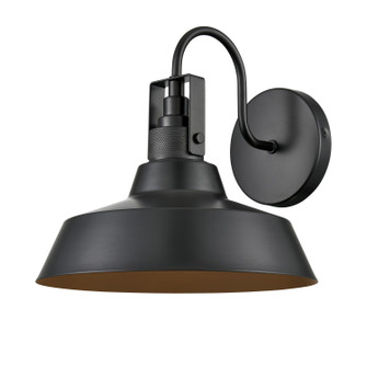 Axell One Light Outdoor Wall Sconce in Powder Coated Black (59|71101-PBK)
