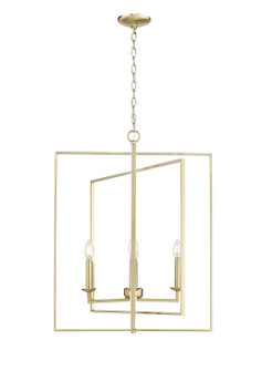 Nellis Four Light Pendant in Modern Gold (59|3232-MG)