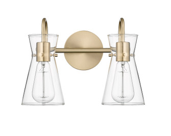 Camellia Two Light Vanity in Modern Gold (59|21002-MG)