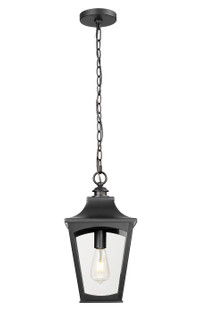 Curry One Light Outdoor Hanging Lantern in Powder Coated Black (59|10931-PBK)