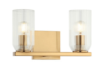 Westlock Two Light Wall Sconce in Aged Gold Brass (423|W34002AG)