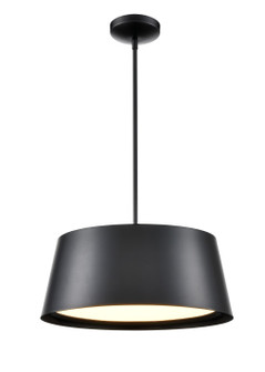 Drumline One Light Pendant in Black (214|DVP47705BK)